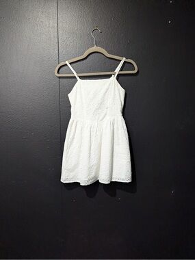 art class White Eyelet Spaghetti Strap Sundress